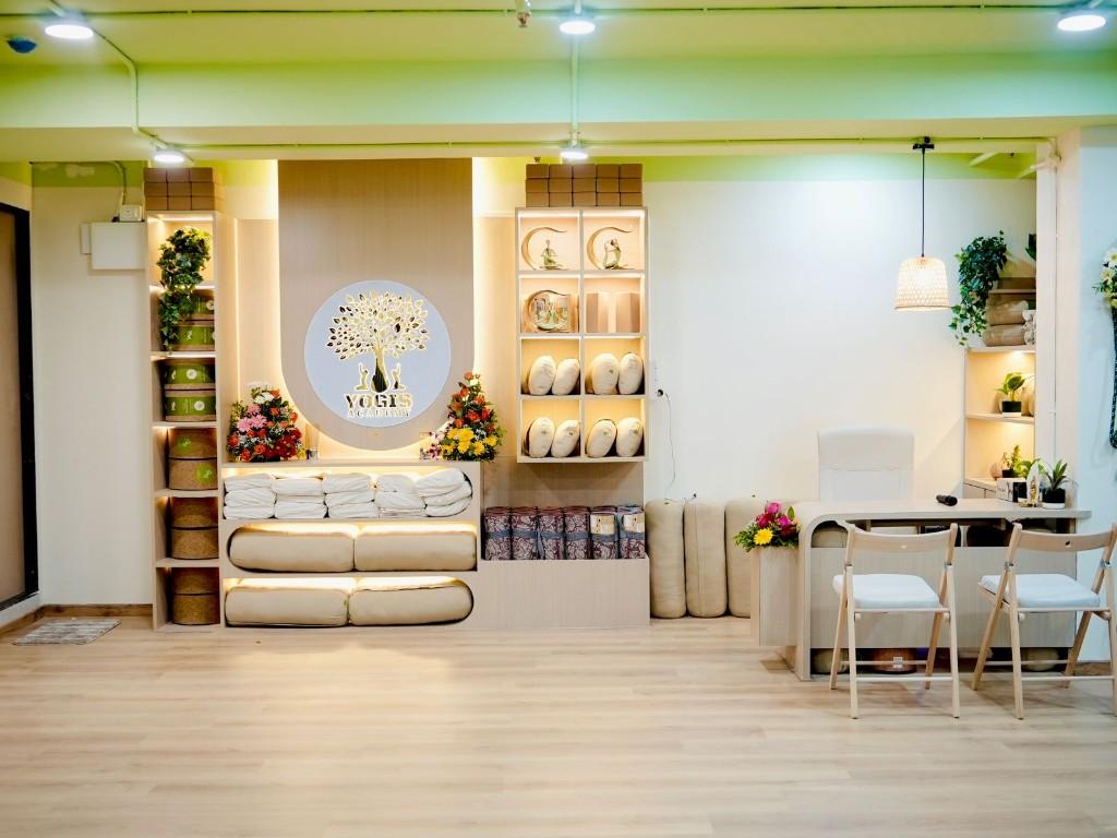 Yogis Academy interior — calm studio space